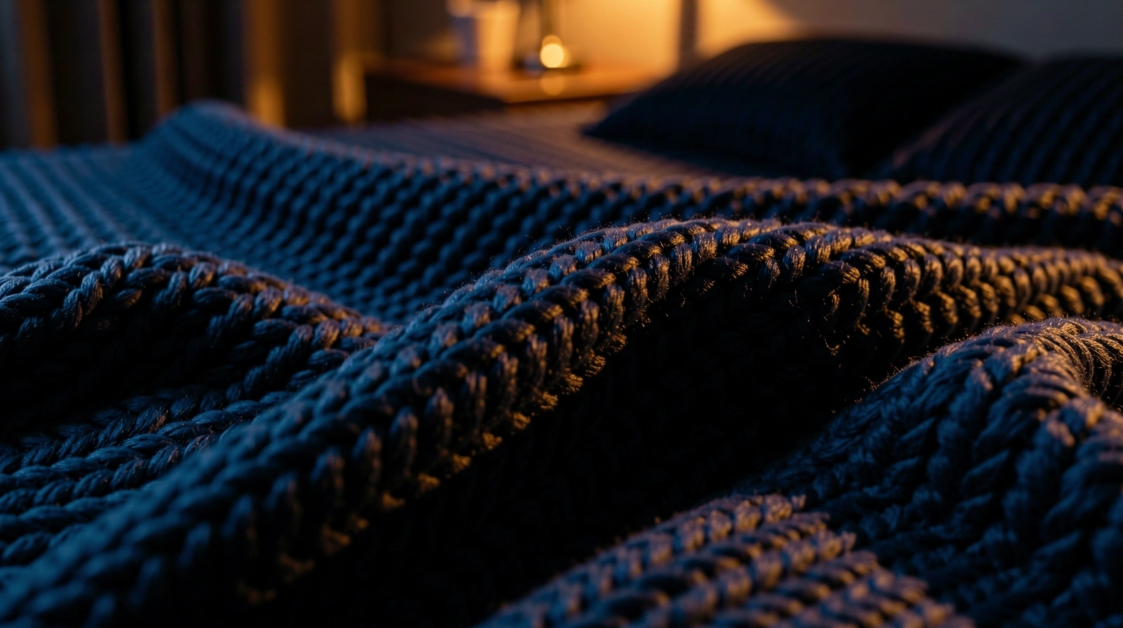 Textur einer schweren Decke